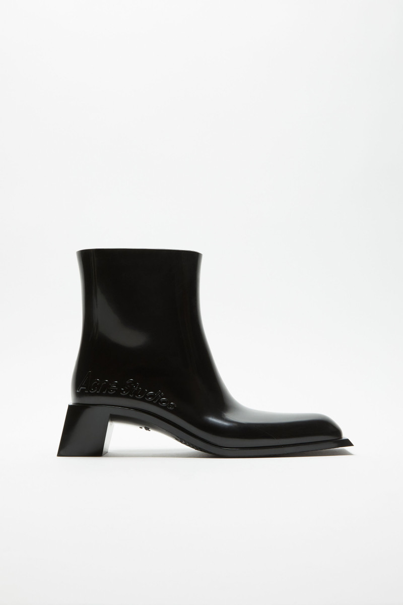 Rubber ankle boots - Black - 1