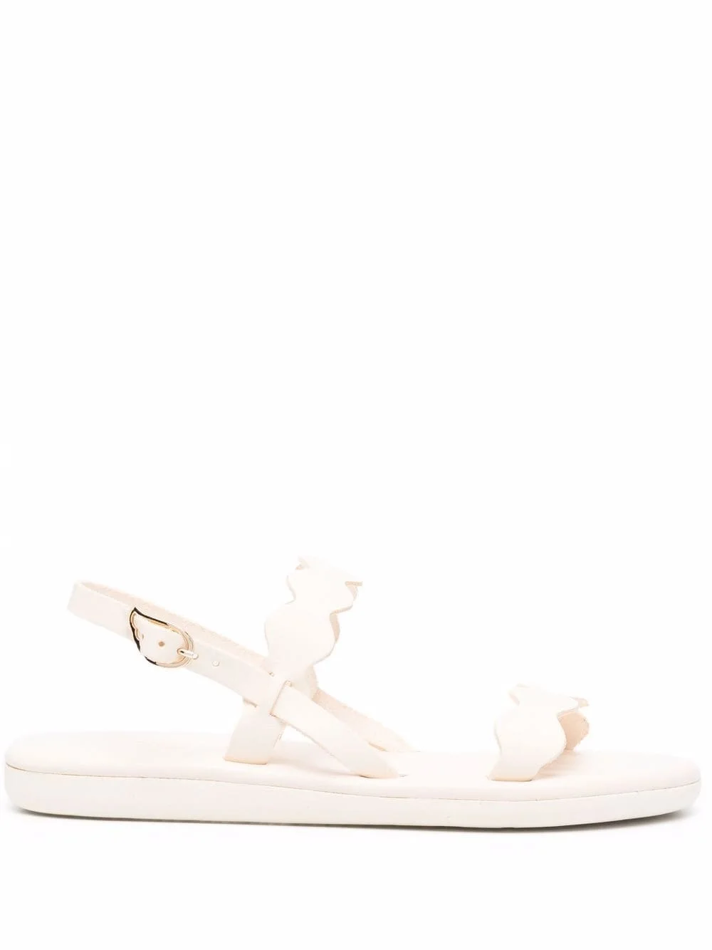 Afros scalloped-strap sandals - 1