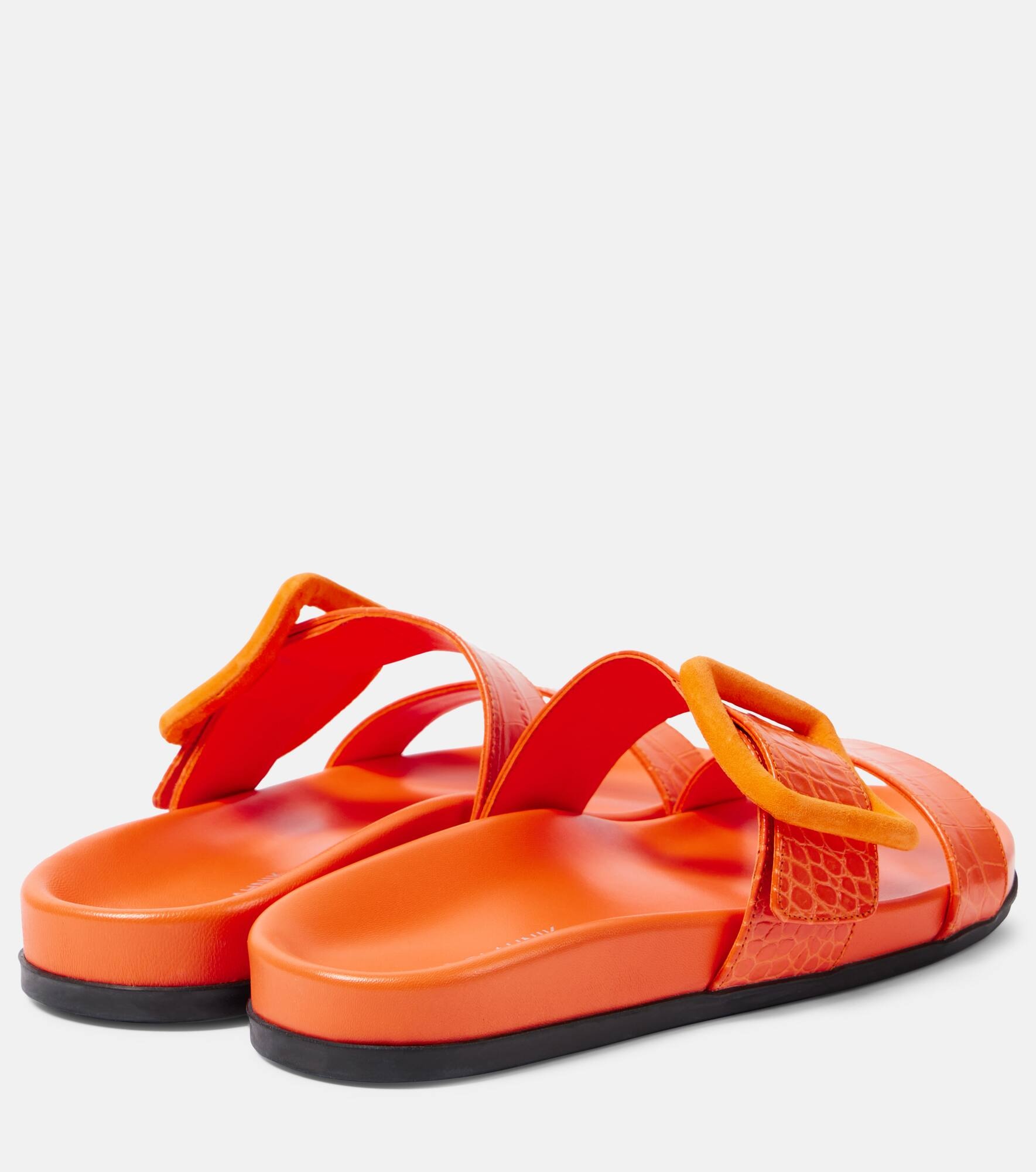Mayfu leather slides - 3