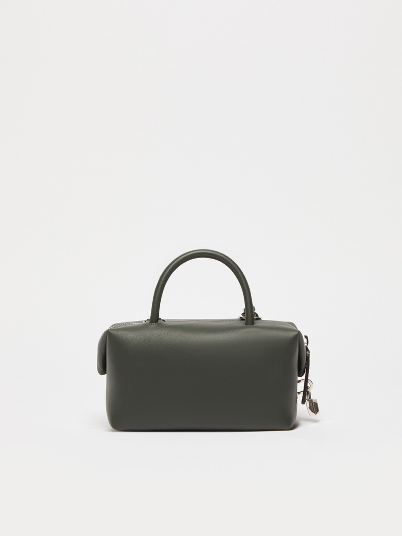 HOLDALLS Small shiny leather satchel bag 3