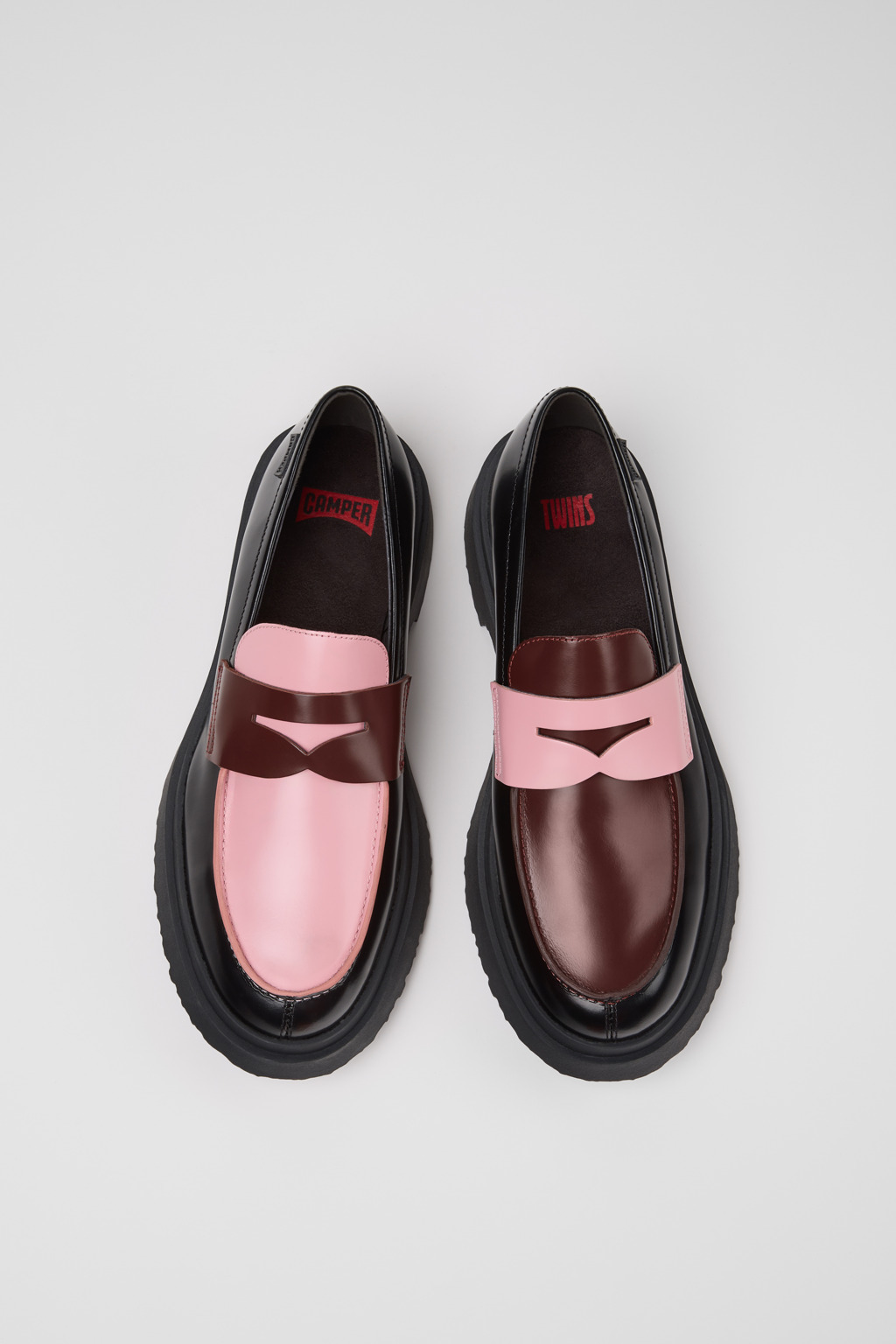 Multicolor Leather Moccasins for Men. - 4