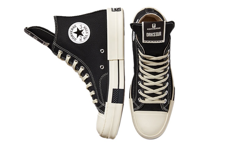 Converse Rick Owens x DRKSHDW DRKSTAR Chuck 70 High 'Black' A00130C - 4