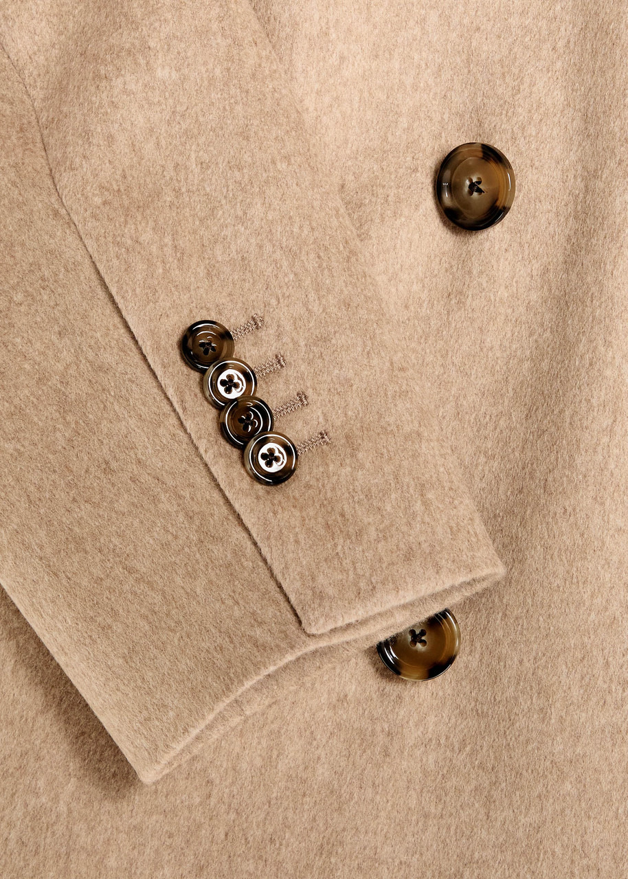 Lardini Double-breasted Wool Coat - 5