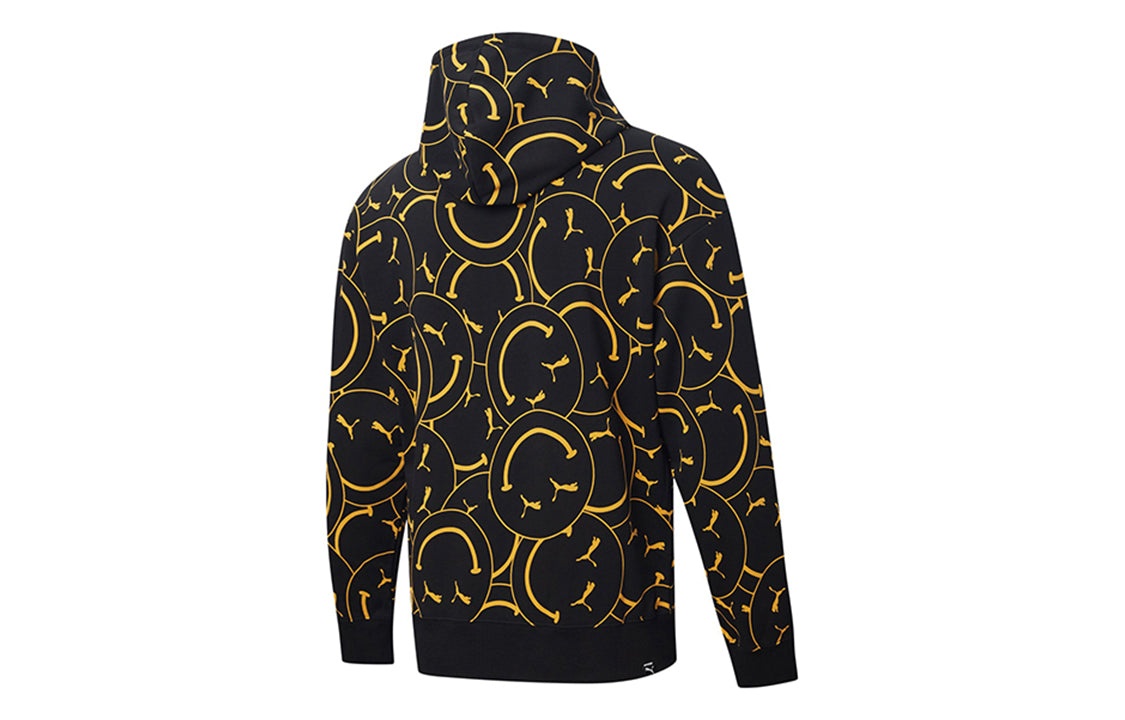 PUMA Club AOP Printed Hooded Jacket Black 530161-01 - 2