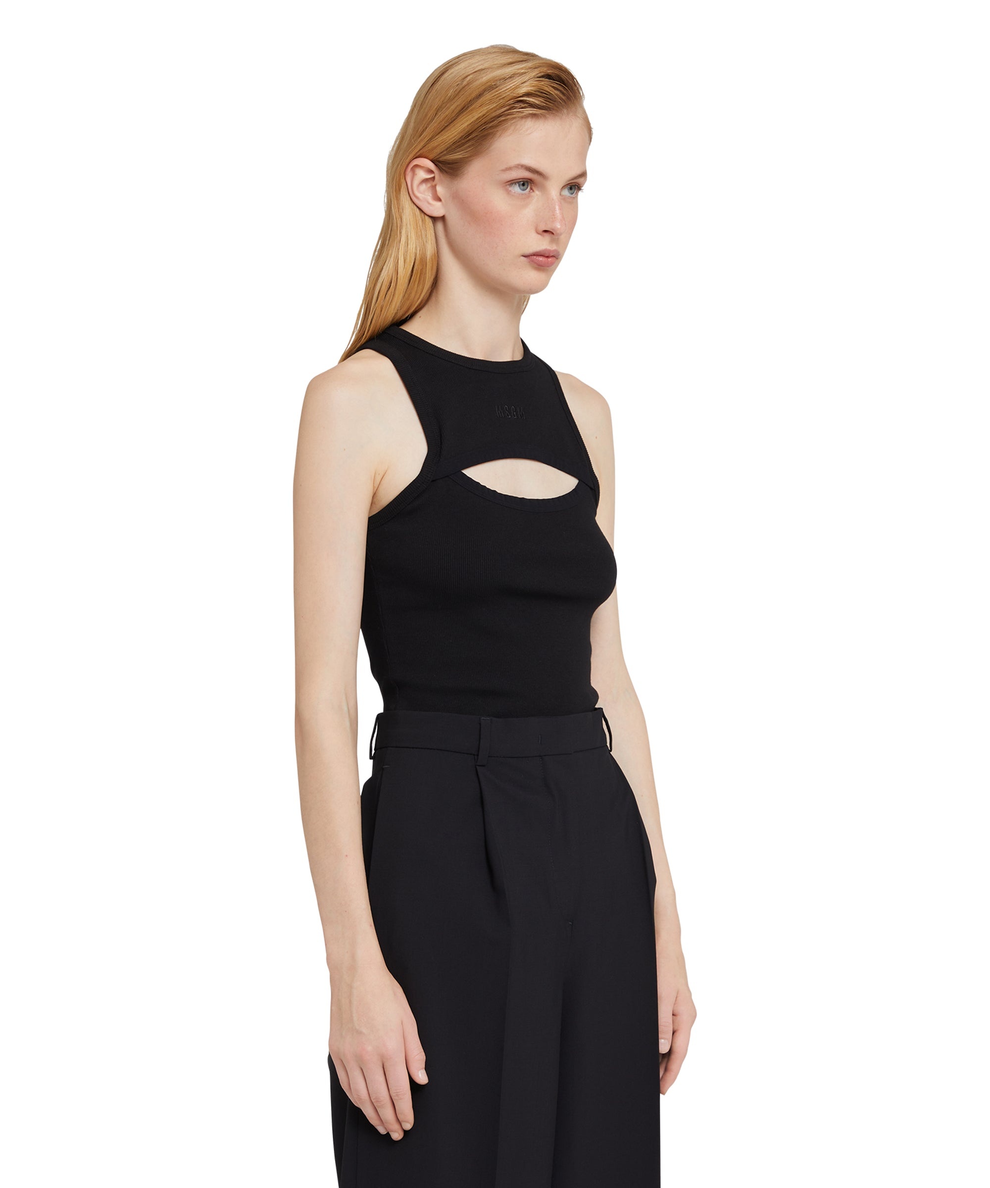 Cotton top MSGM Impact Embroidery - 4
