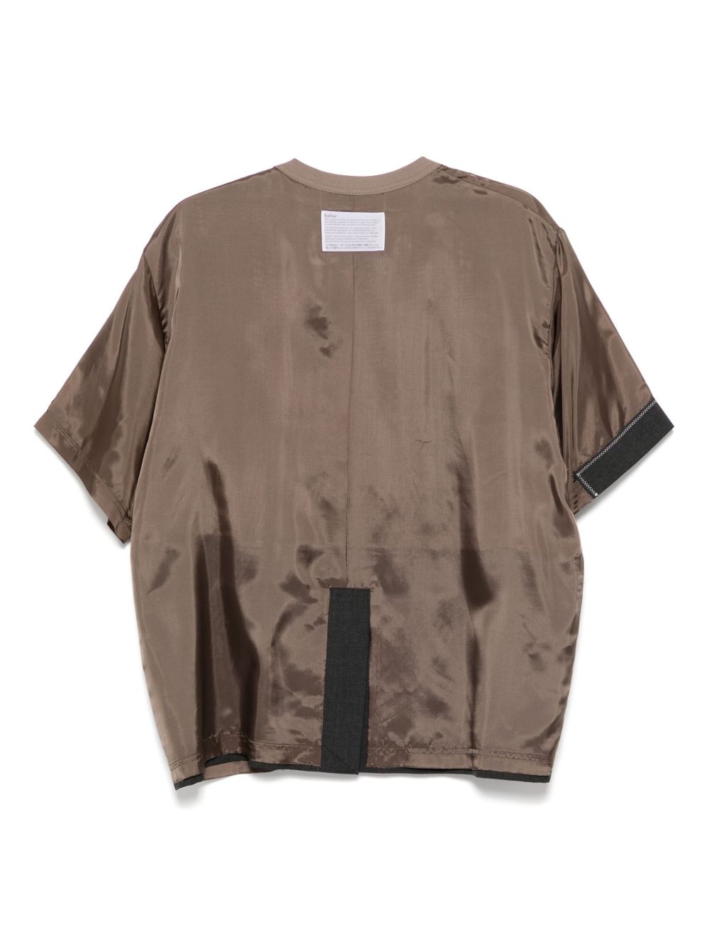 panelled T-shirt - 2