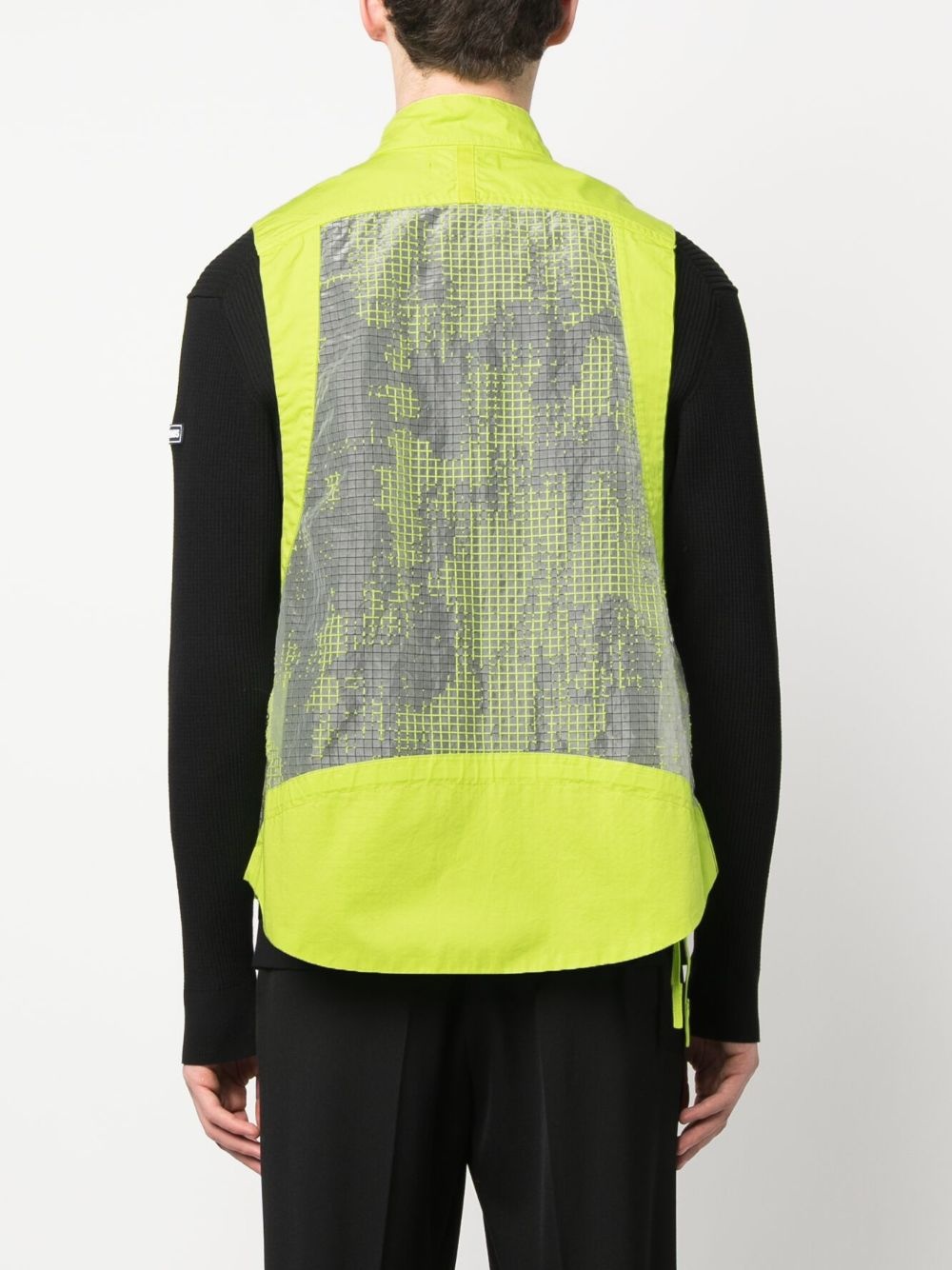 mesh-panel vest - 4