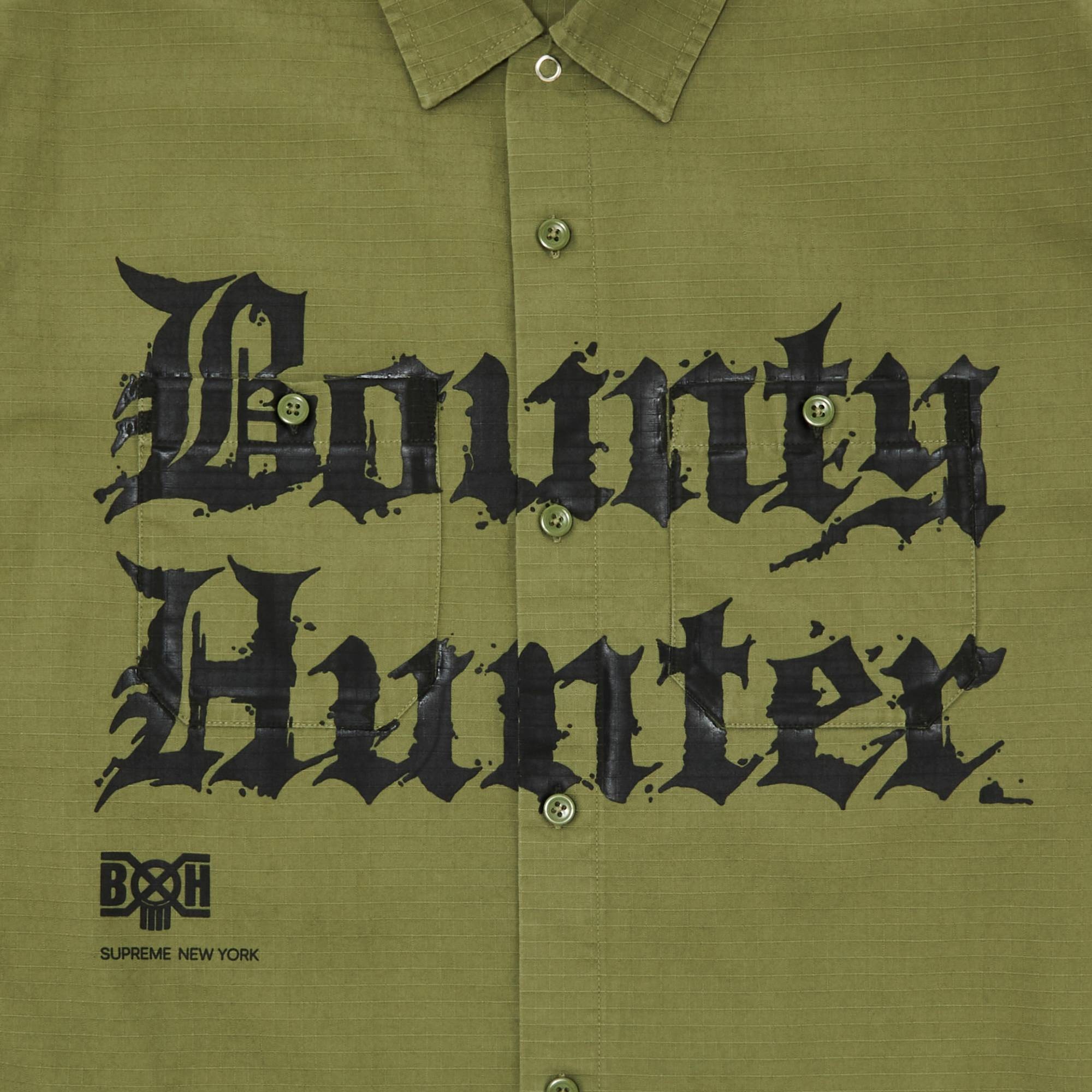 Supreme x Bounty Hunter Ripstop Shirt 'Olive' - 3