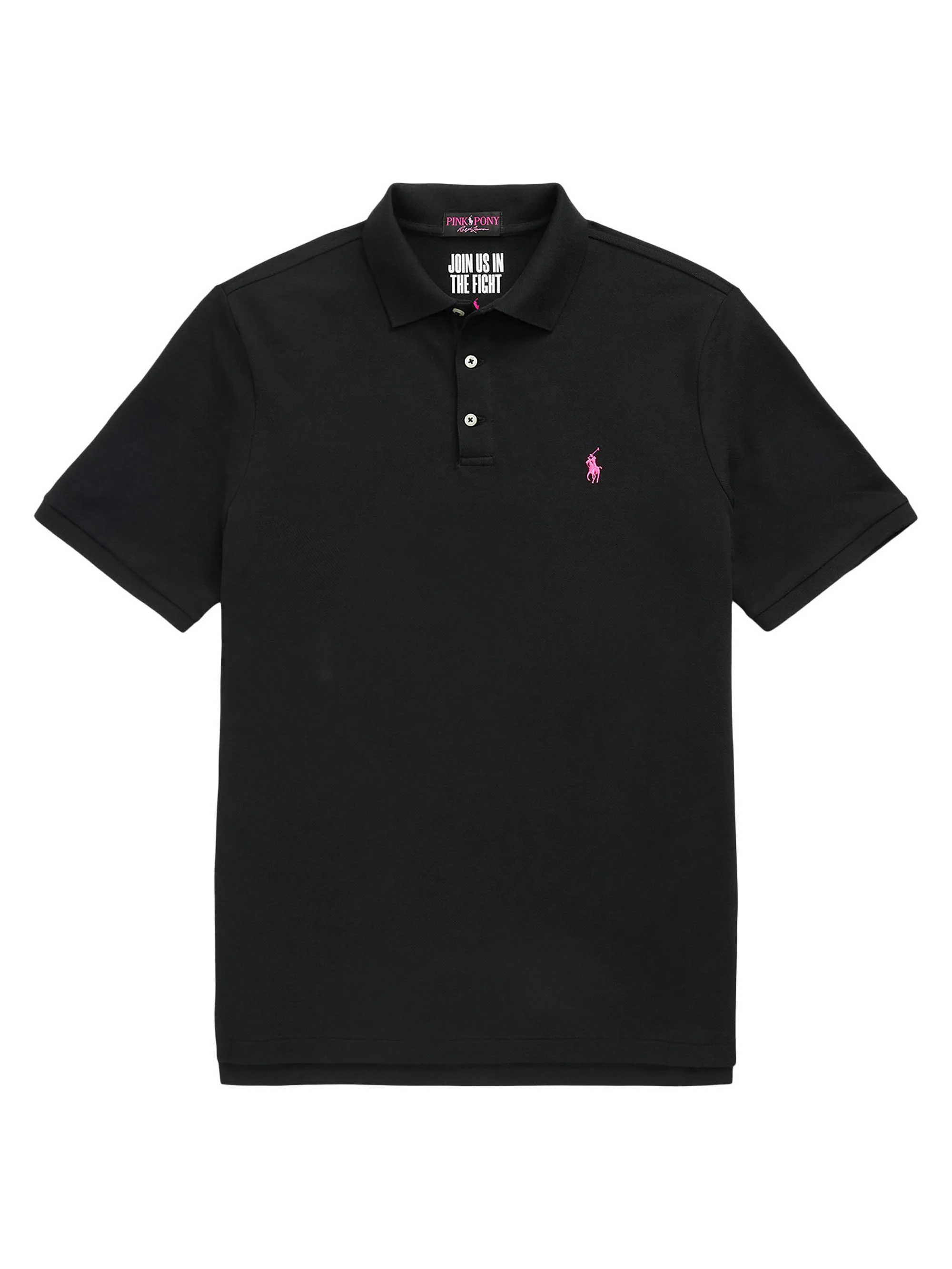 Men's Pinky Pony Stretch Mesh Polo Shirt - Polo Black - 1