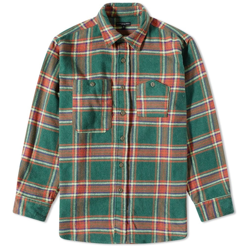Engineered Garments Plaid Flannel Work Shirt 1