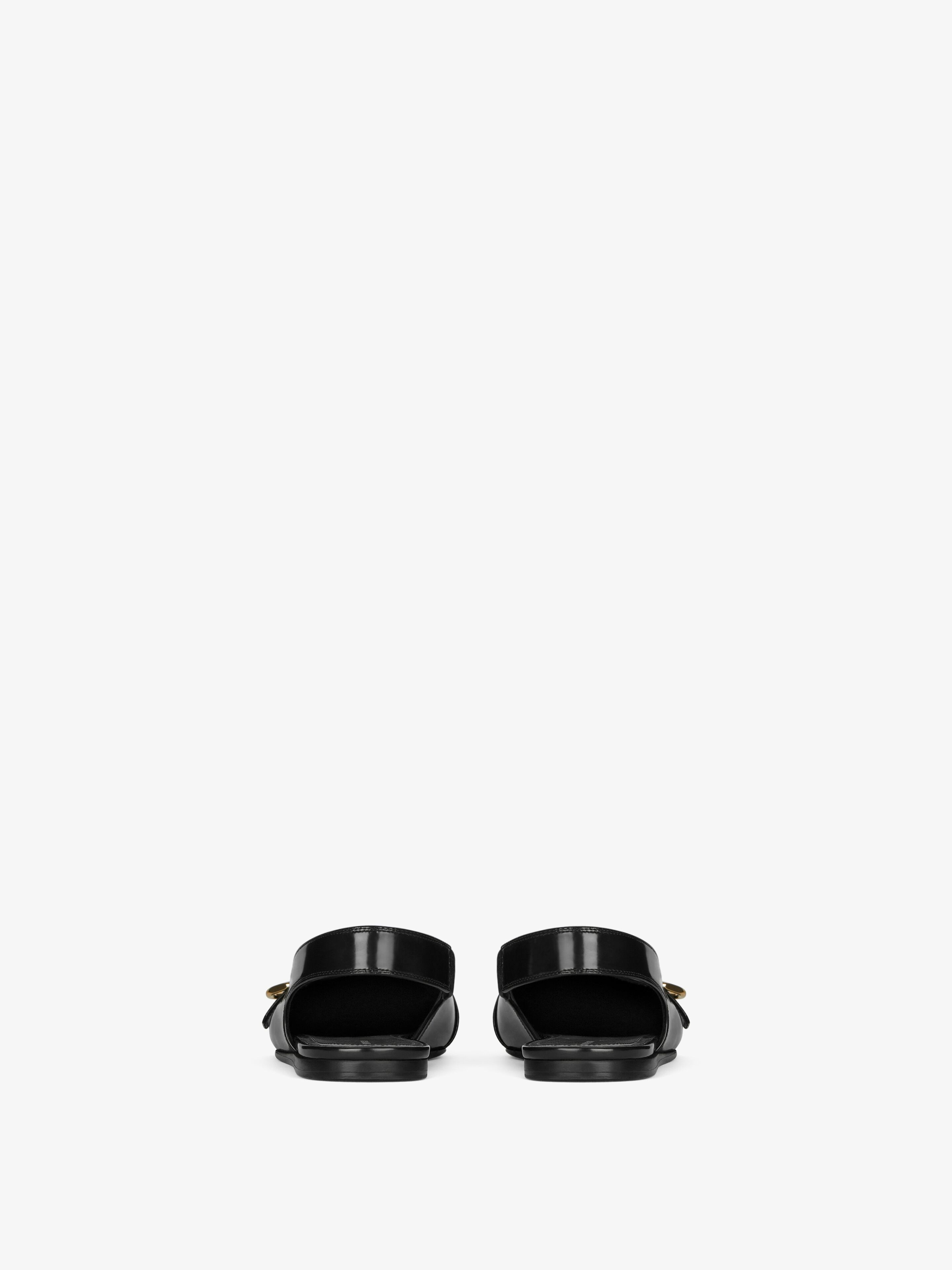 VOYOU FLAT SLINGBACKS IN LEATHER - 6