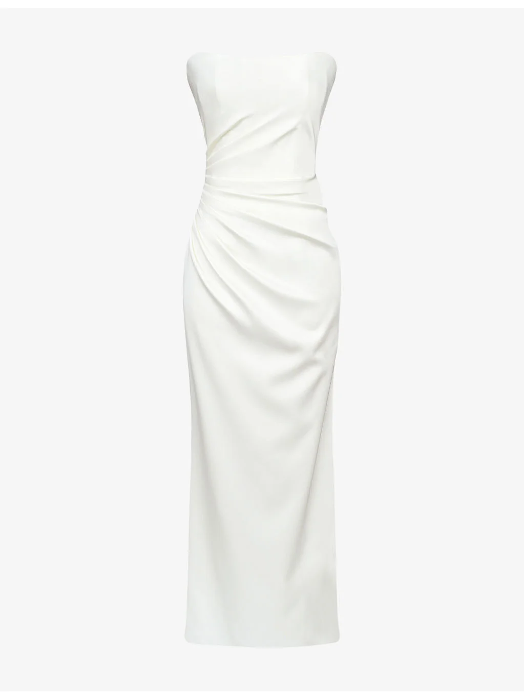 Clarinda Strapless Satin Bridal Gown - 1