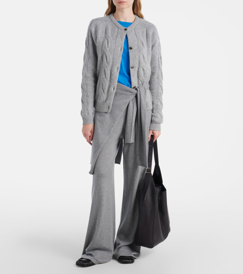 LISA YANG Gwyneth cable-knit cardigan outlook