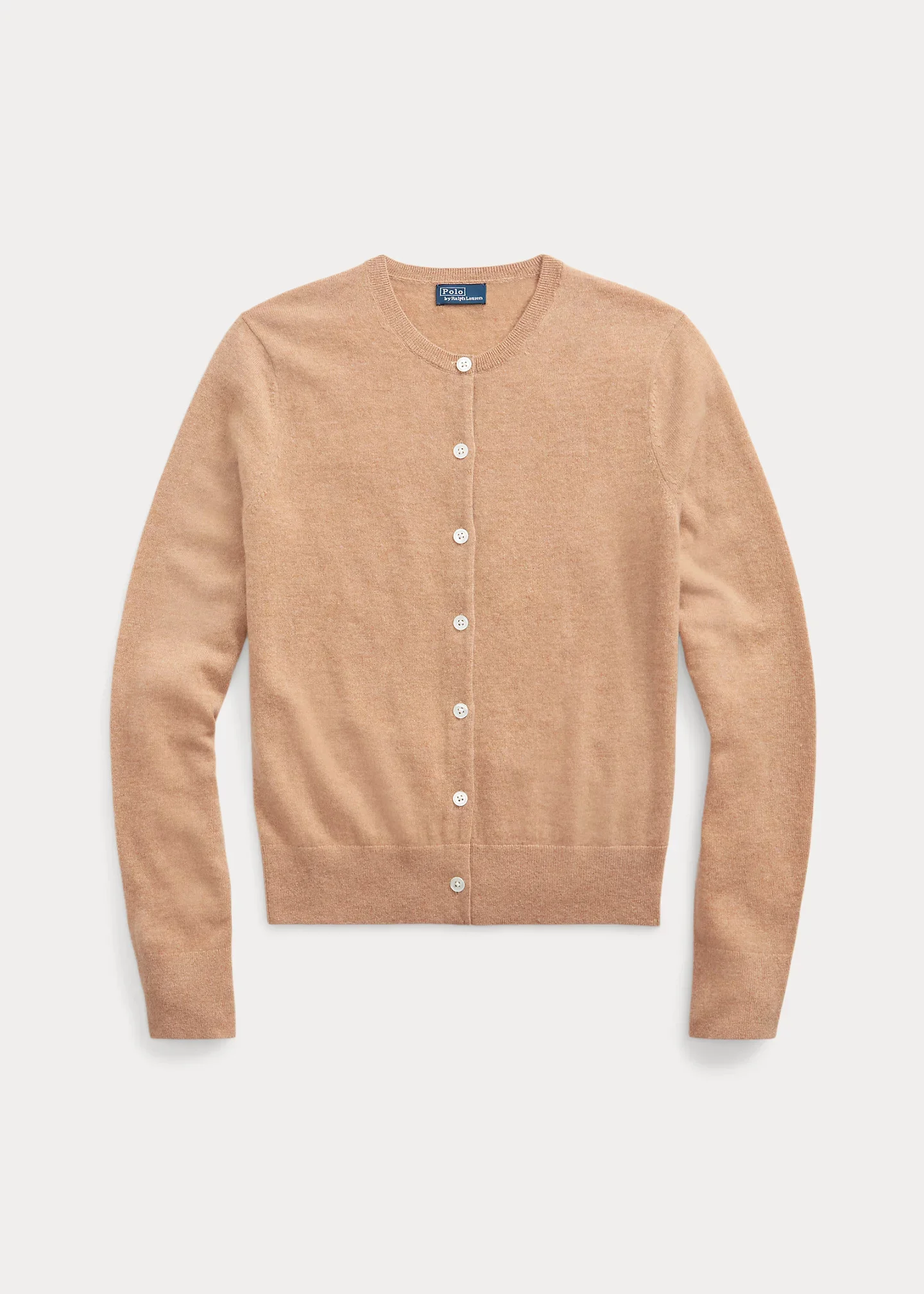 Cashmere Crewneck Cardigan - 1