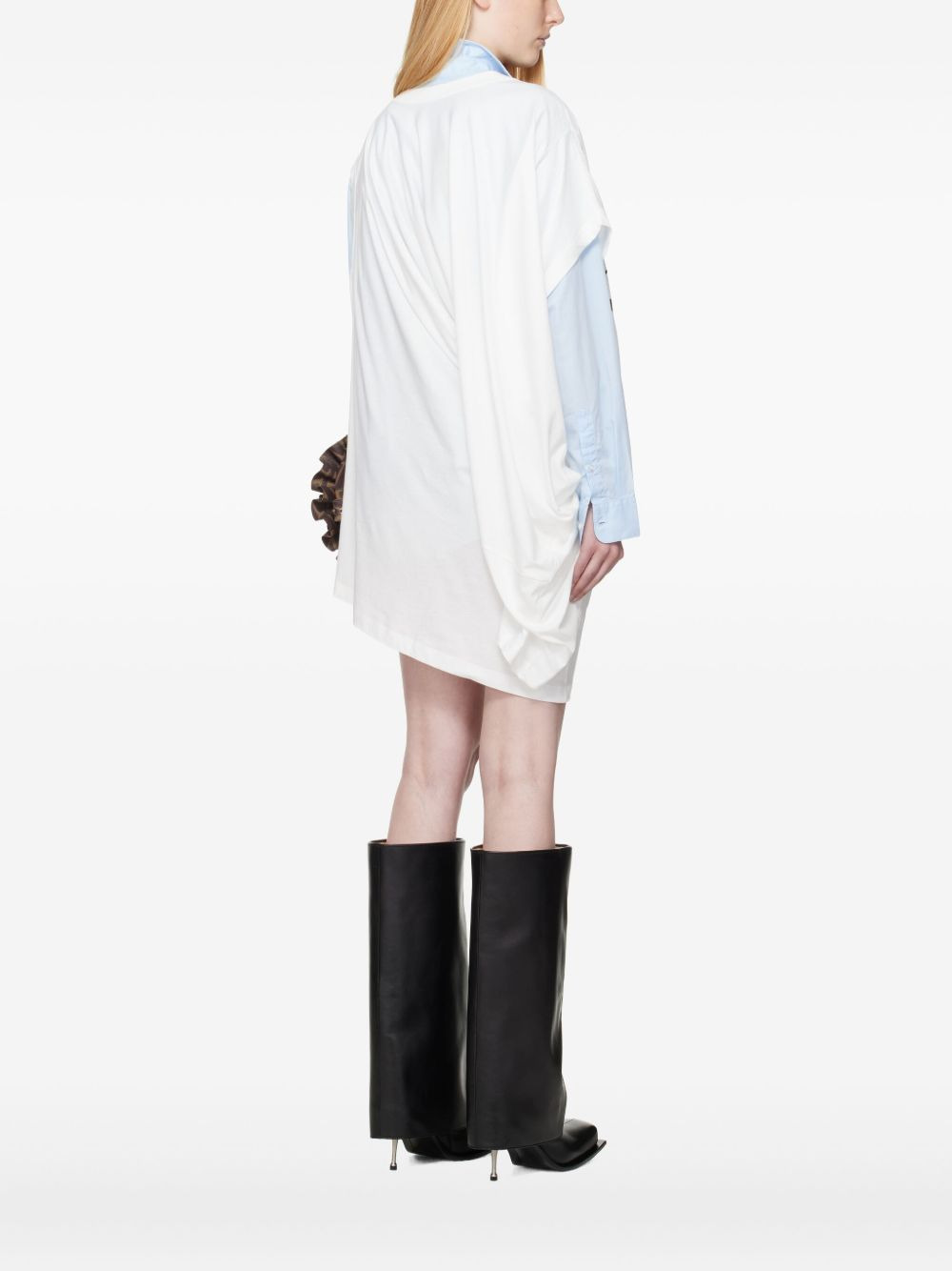 graphic-print T-shirt dress - 4