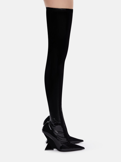 THE ATTICO ''CHEOPE'' BLACK THIGH HIGH BOOT outlook