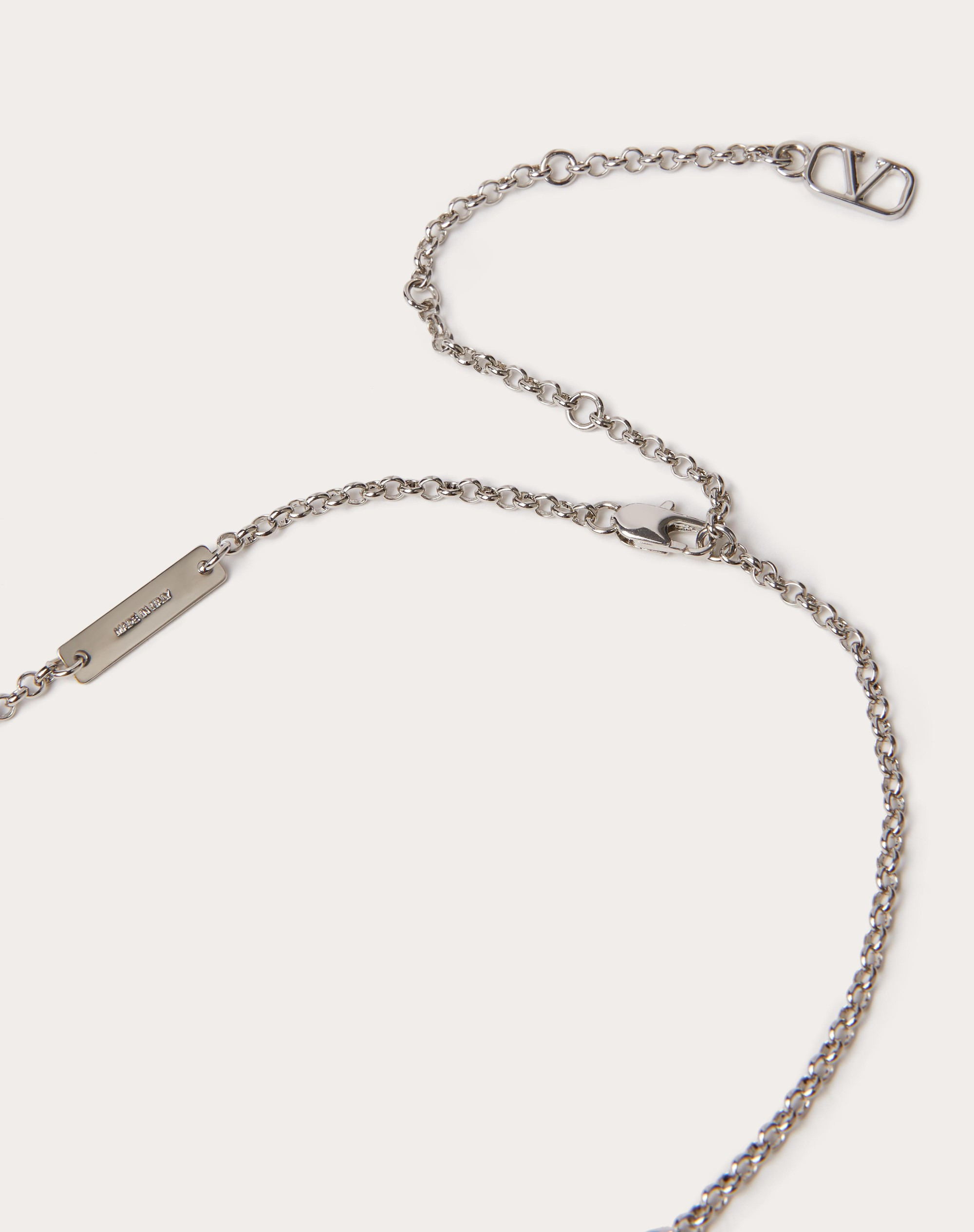 VLOGO SIGNATURE METAL NECKLACE - 4