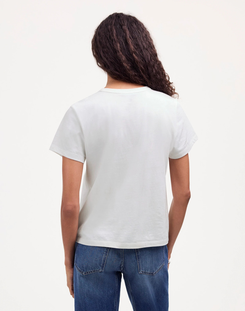 Madewell The Perfect Crewneck Tee in Allday Jersey outlook