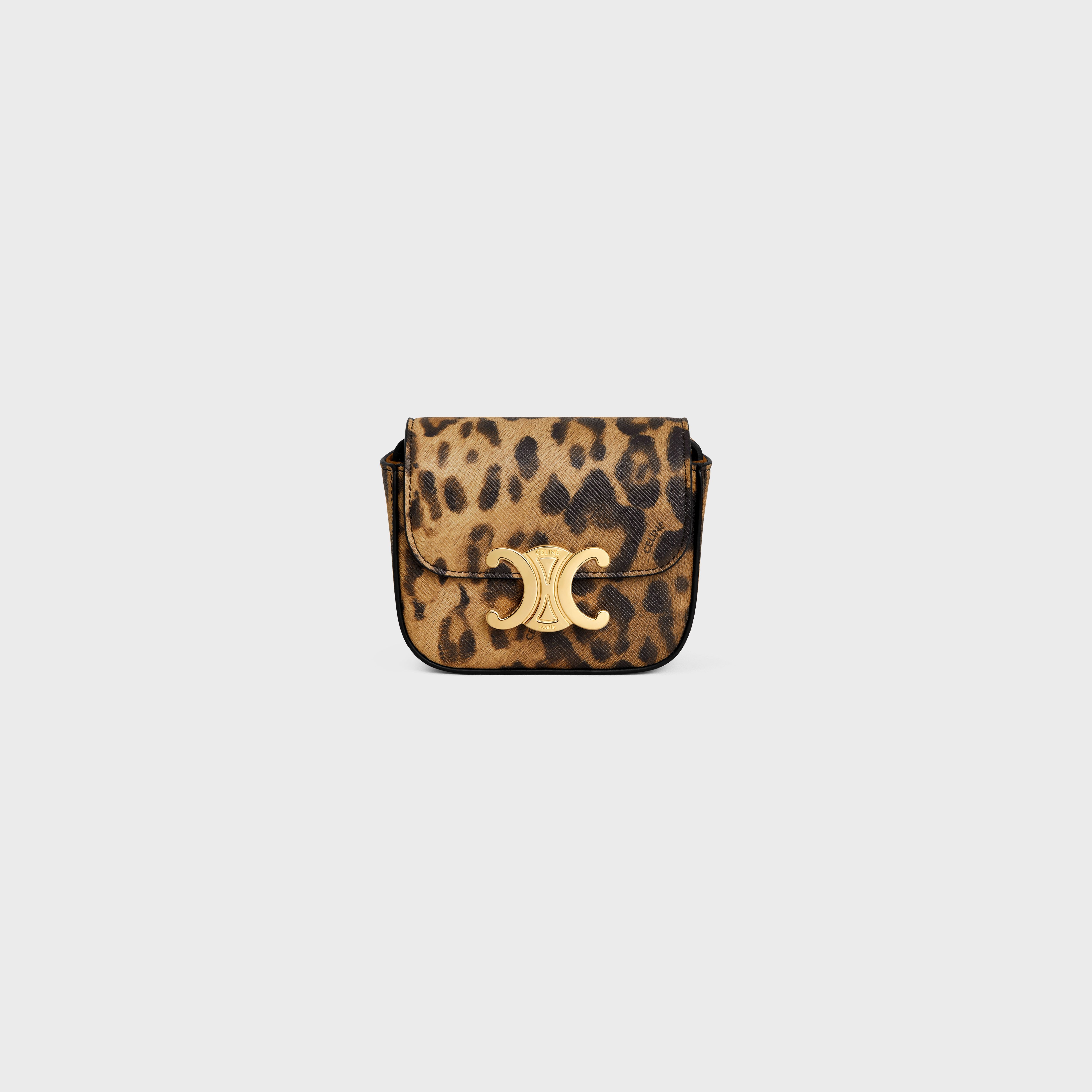 MINI CLAUDE in CELINE CANVAS WITH LEOPARD PRINT - 1