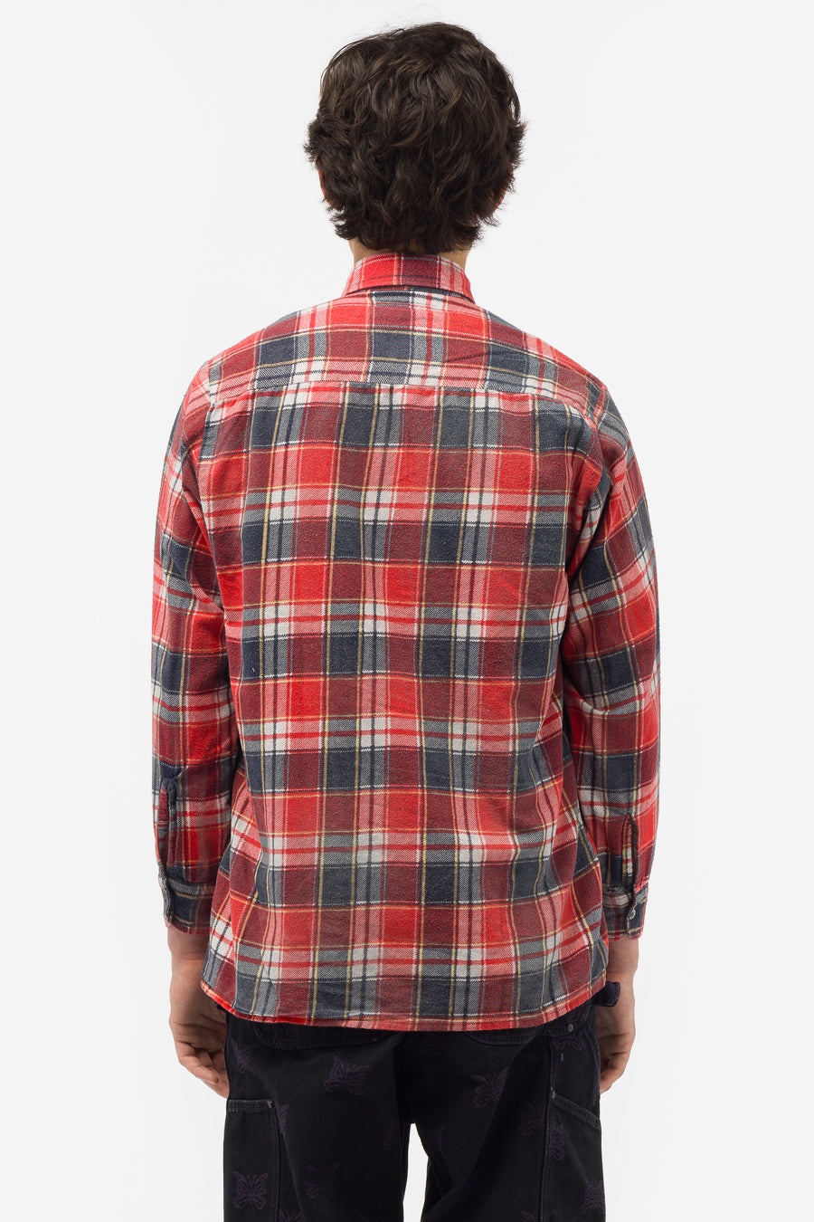 Ribbon Flannel Shirt in Multicolor - 3