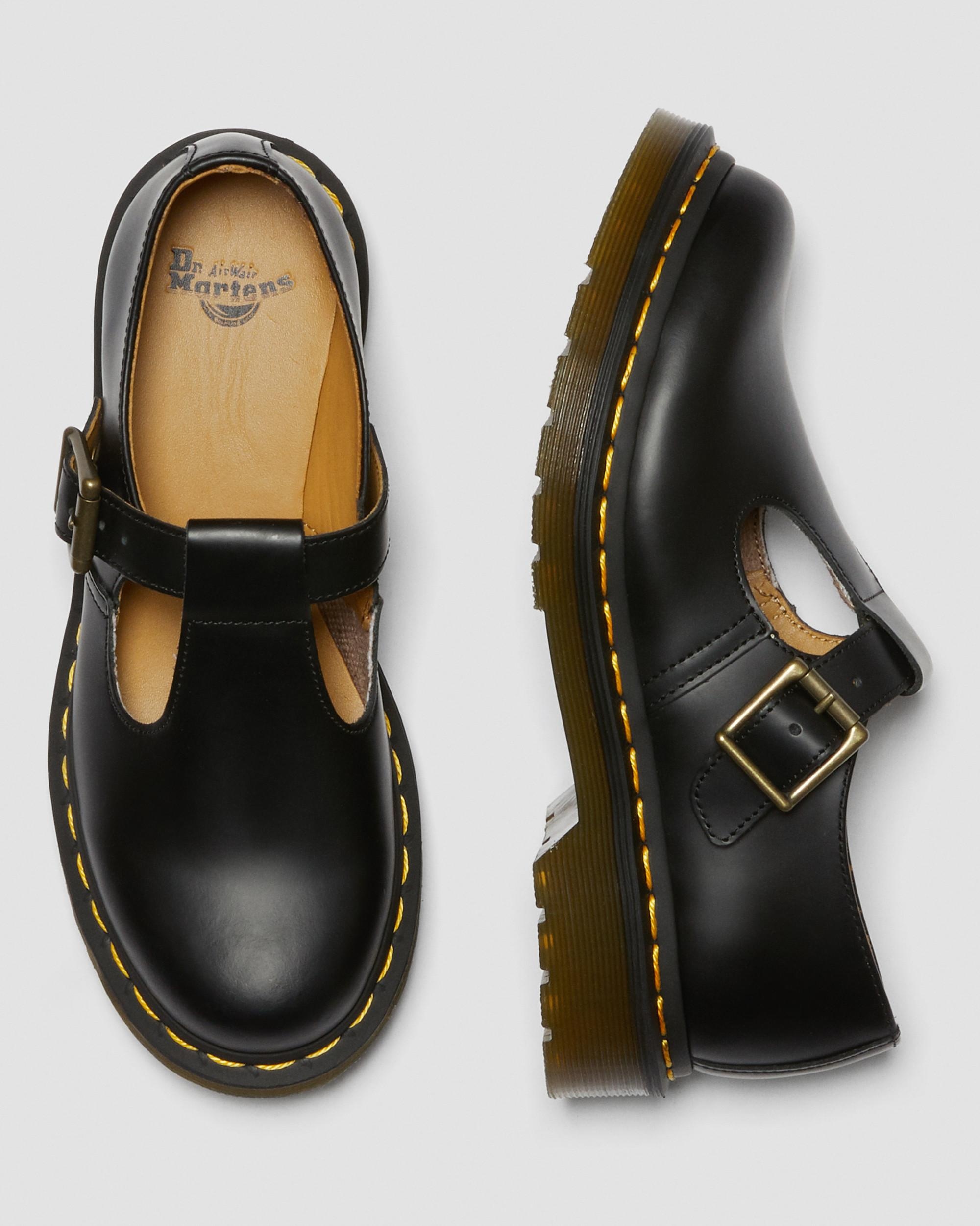 Polley Smooth Leather Mary Janes - 5