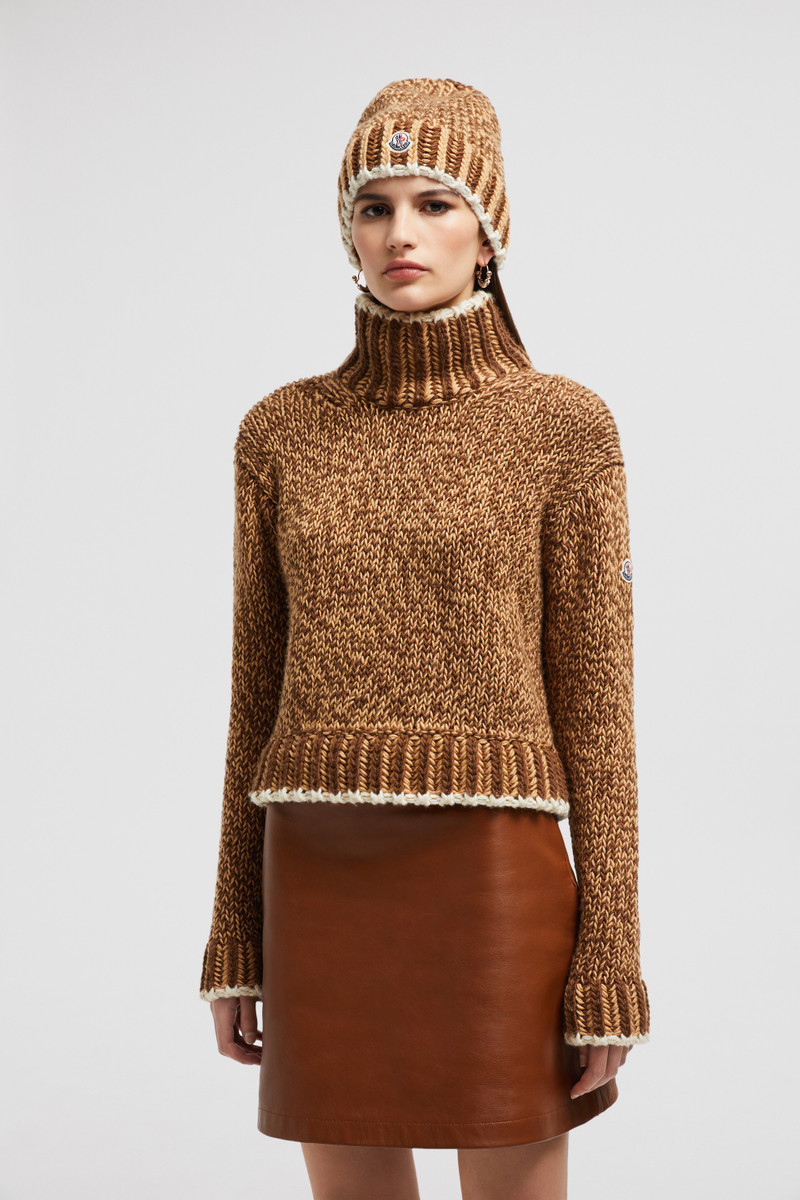 Moncler Wool Blend Turtleneck Sweater outlook