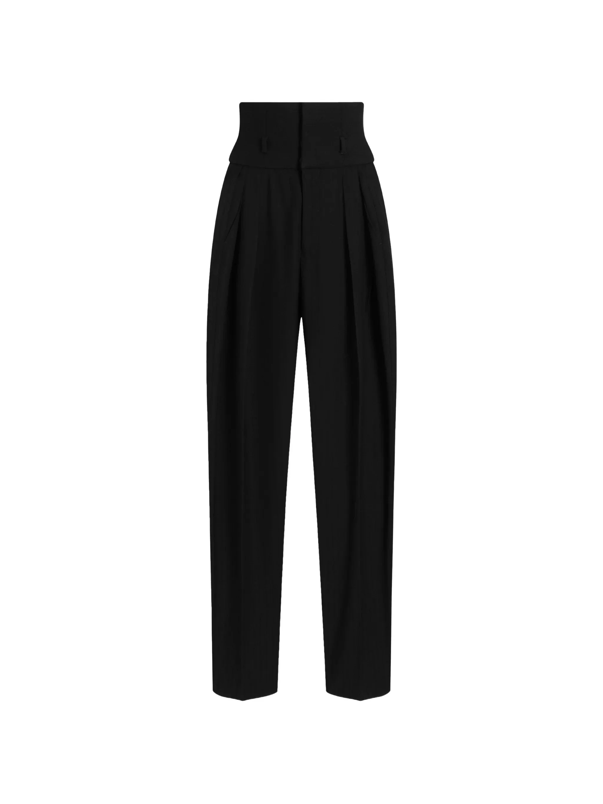 Dolce & Gabbana Pinstripe Wool Jacquard Trousers - 1