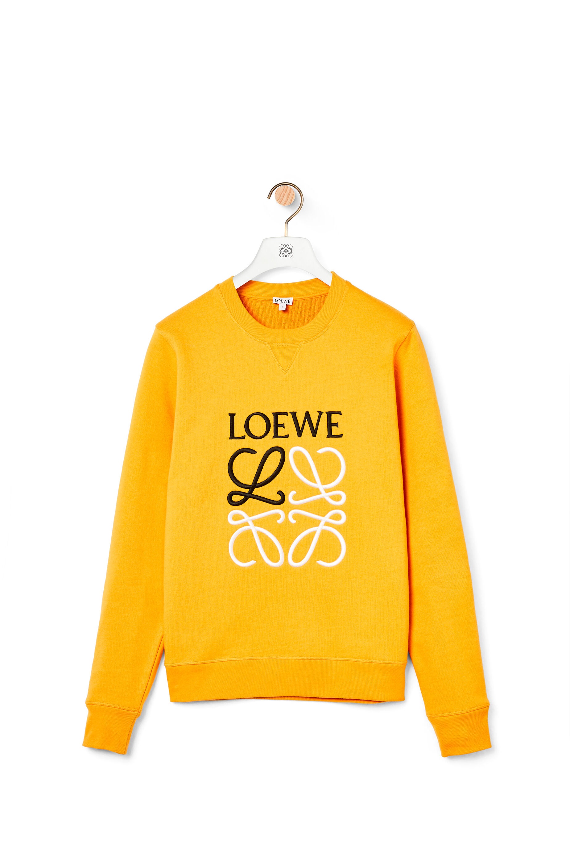 LOEWE Anagram embroidered sweatshirt in cotton - 1