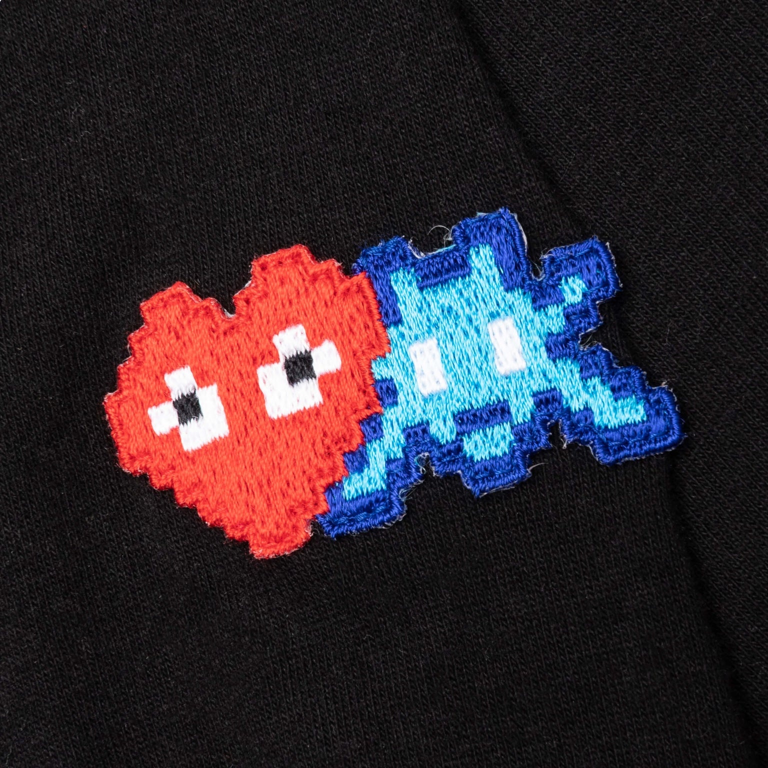 COMME DES GARCONS PLAY X THE ARTIST INVADER WOMEN'S L/S TEE - BLACK - 3