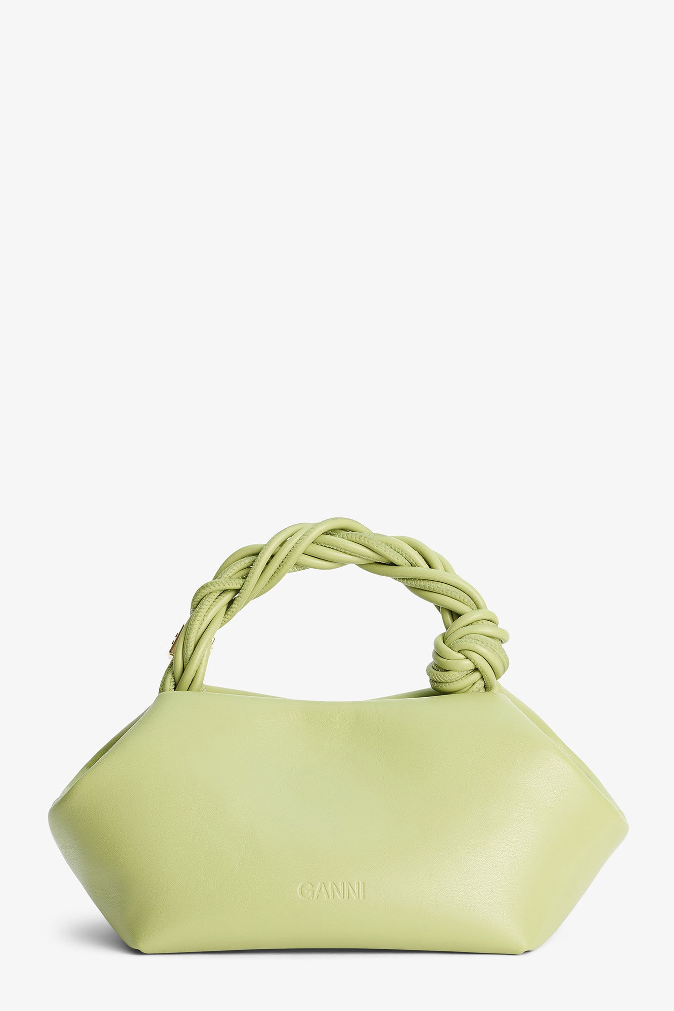 LIGHT KHAKI SMALL GANNI BOU BAG - 1