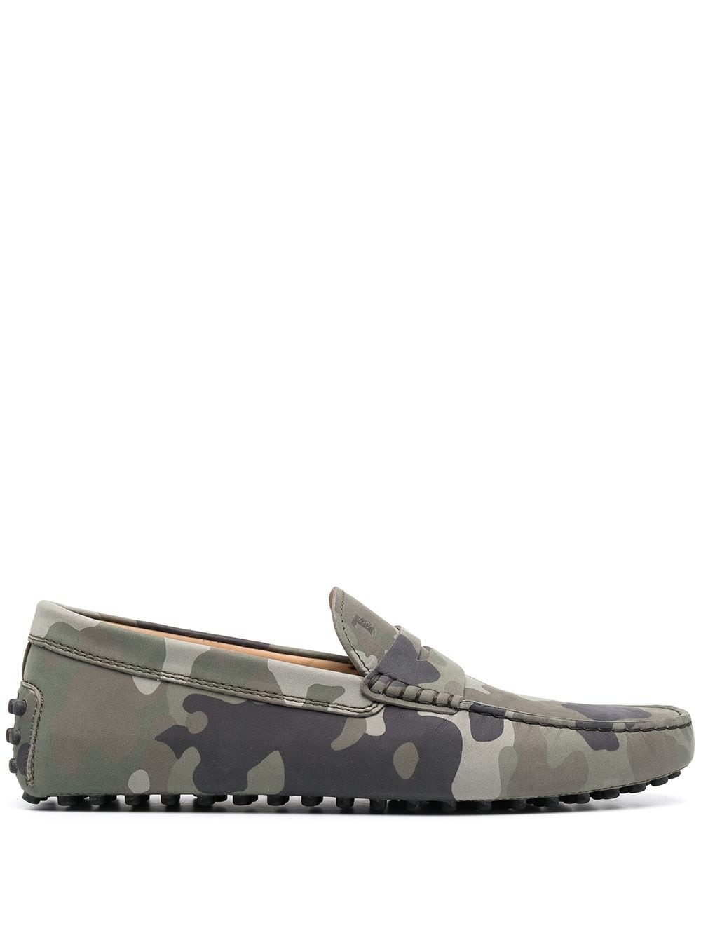 camouflage pattern driving loafers - 1