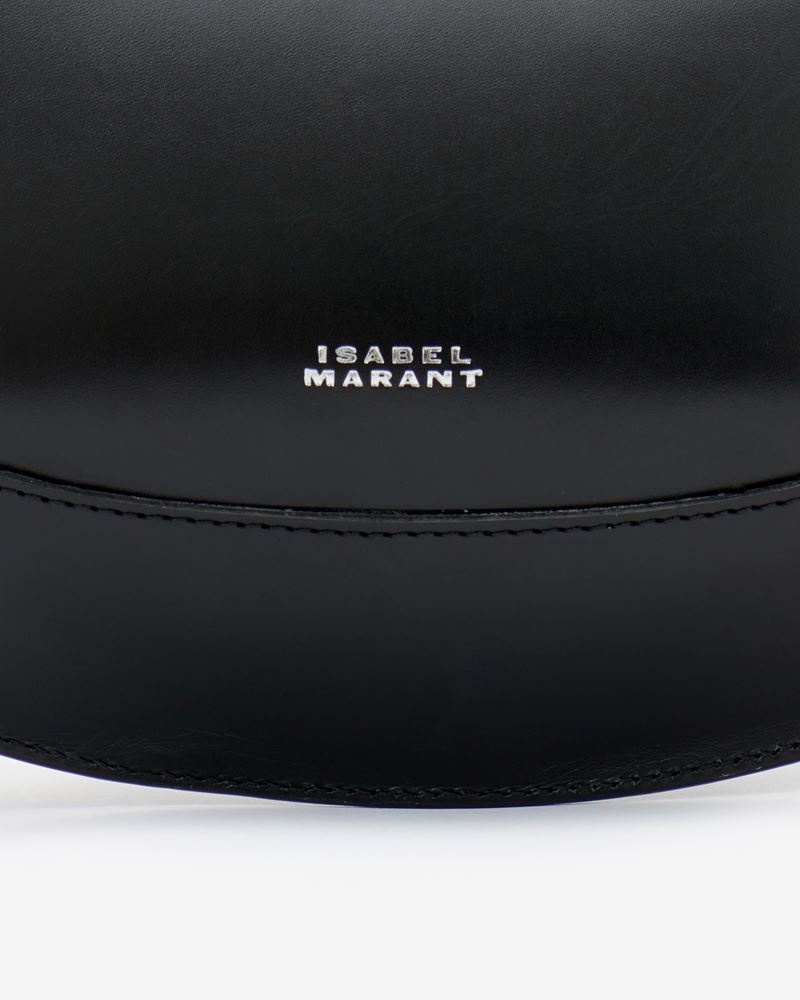 OSKAN MOON LEATHER SHOULDER BAG - 3