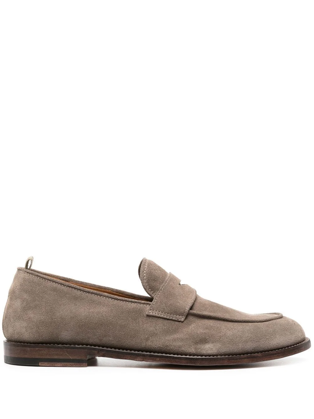suede slip-on loafers - 1