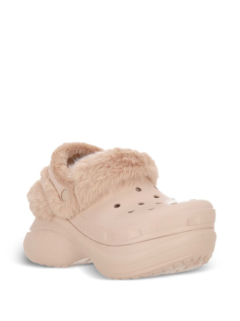 crocs textured platform slip-on outlook