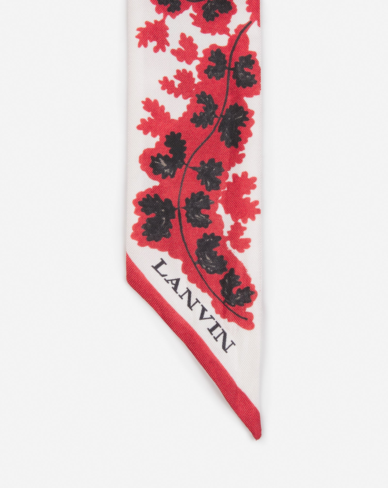 LANVIN ÉTÉ SILK HEADBAND WITH A RATEAU PRINT - 4