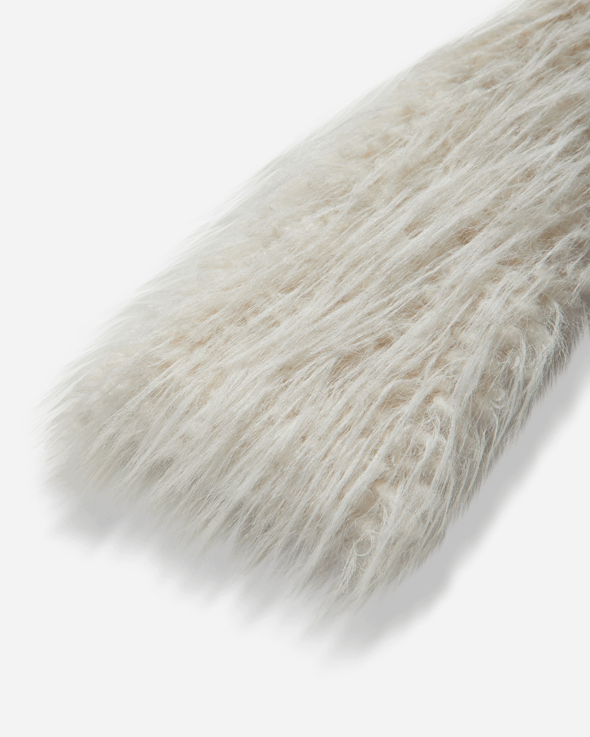 Women's Off-Shoulder Hairy Sweater Ecru - 4