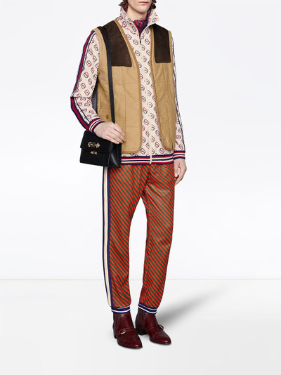 GUCCI Loose striped jogging pant outlook