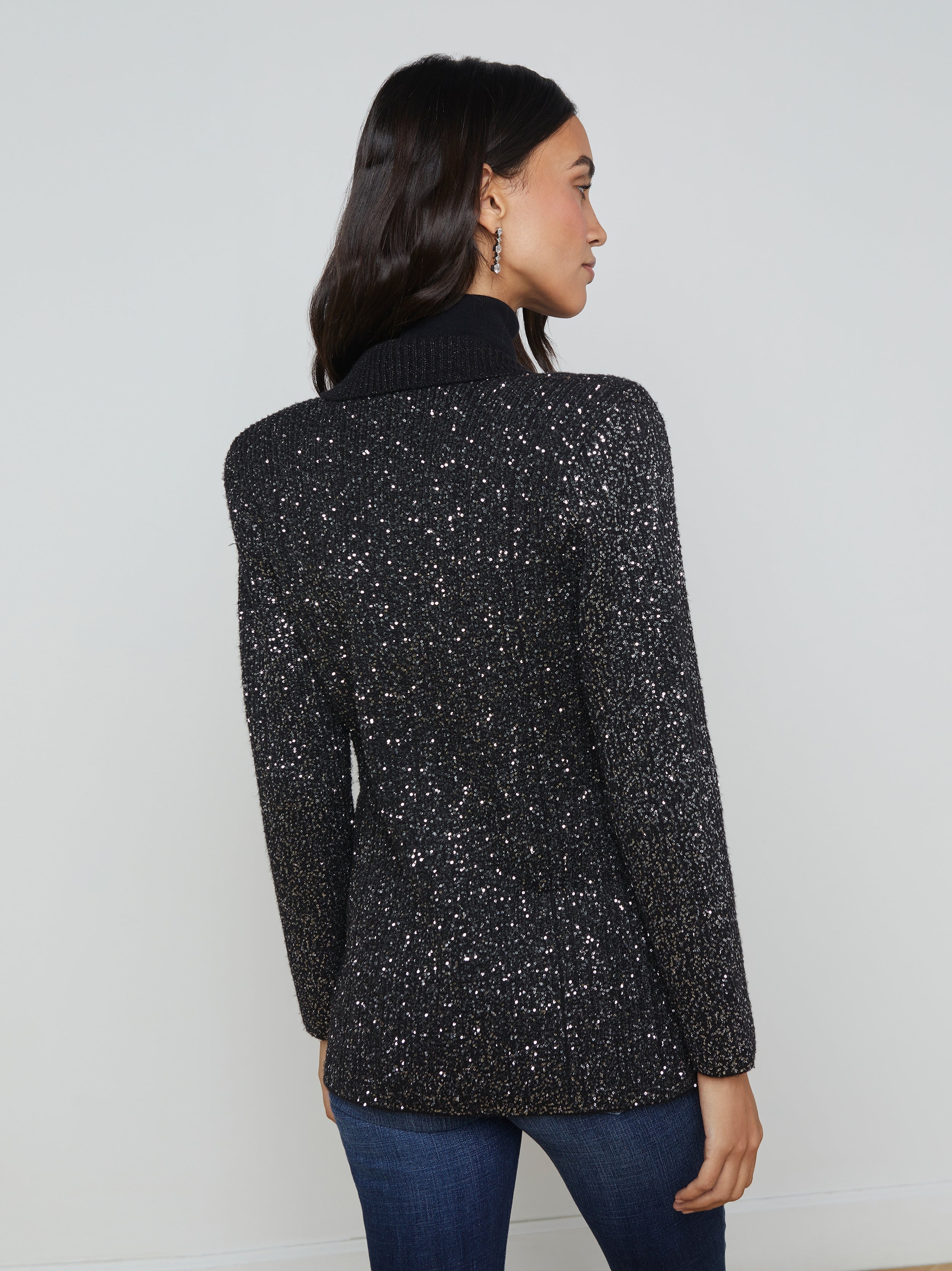Leonora Sequin Knit Blazer - 5