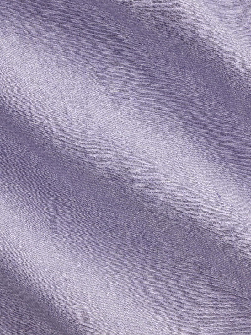 Men's Linen Chambray Shirt - Wisteria Purple 8