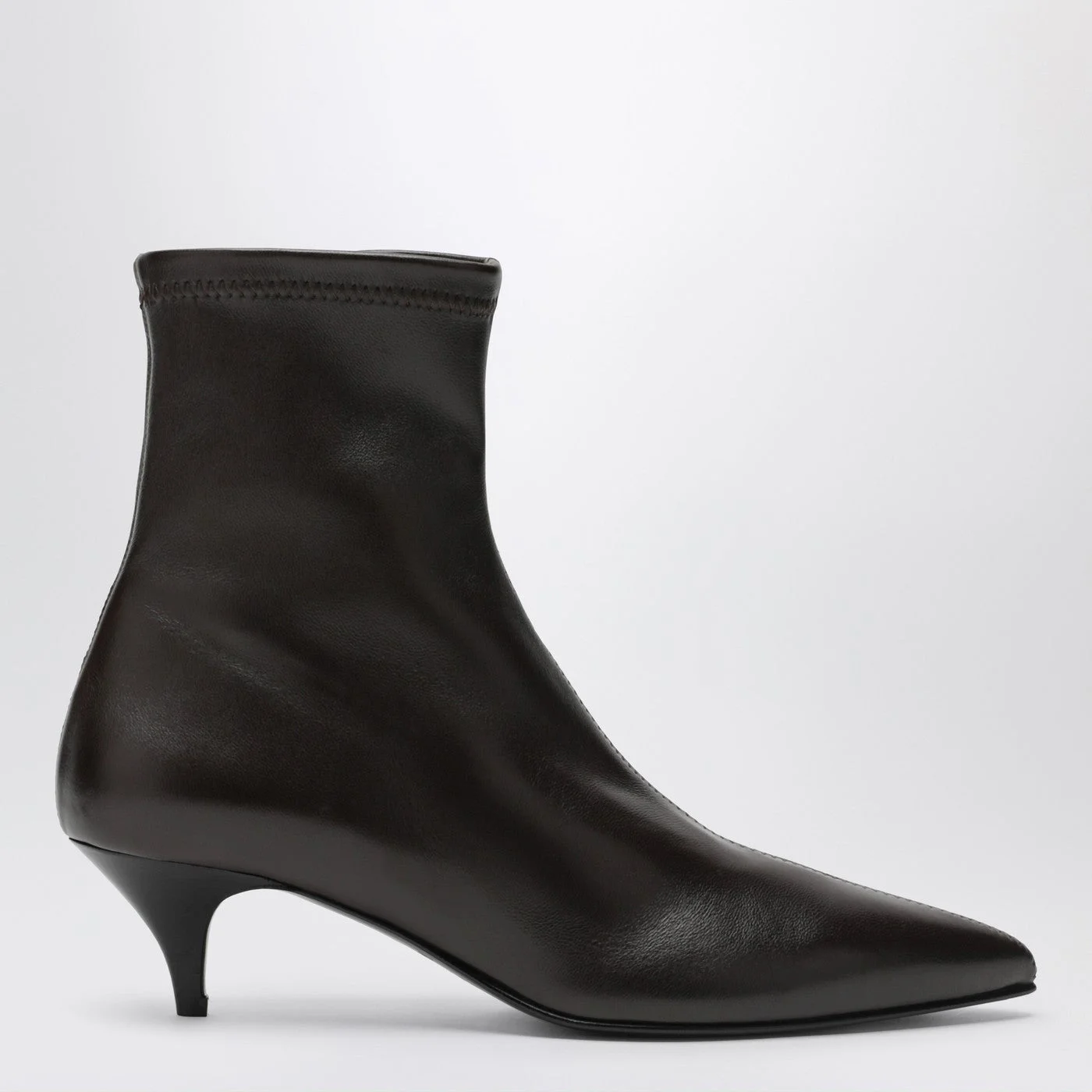 The Ophelia ankle boots in brown leather - 1
