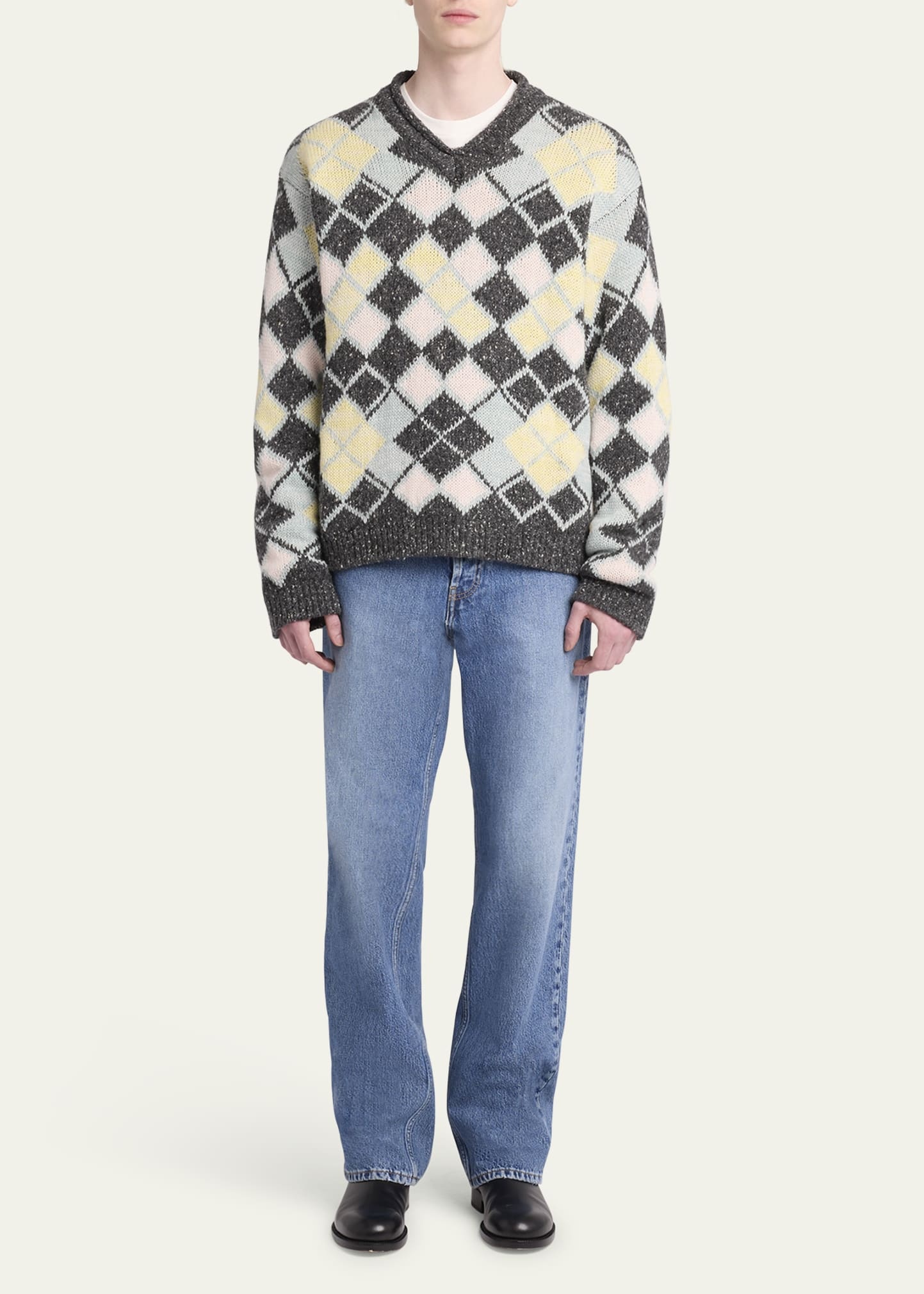 Men's Edoardo Argyle Sweater - 2