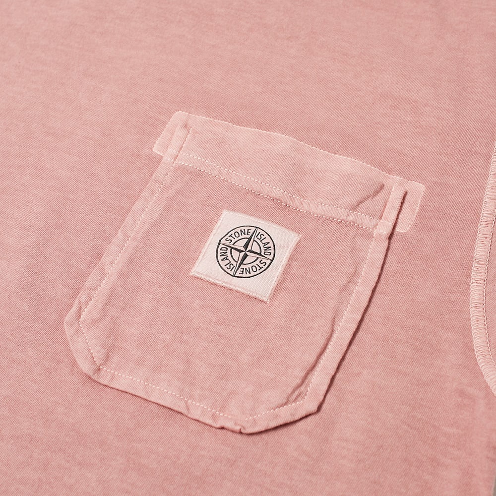 Stone Island Patch Logo Pocket Tee - 2