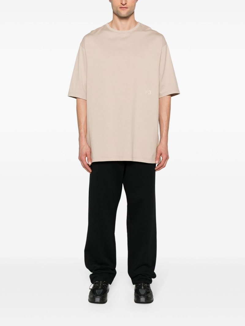 Y-3 logo-appliquÃ© cotton T-shirt outlook
