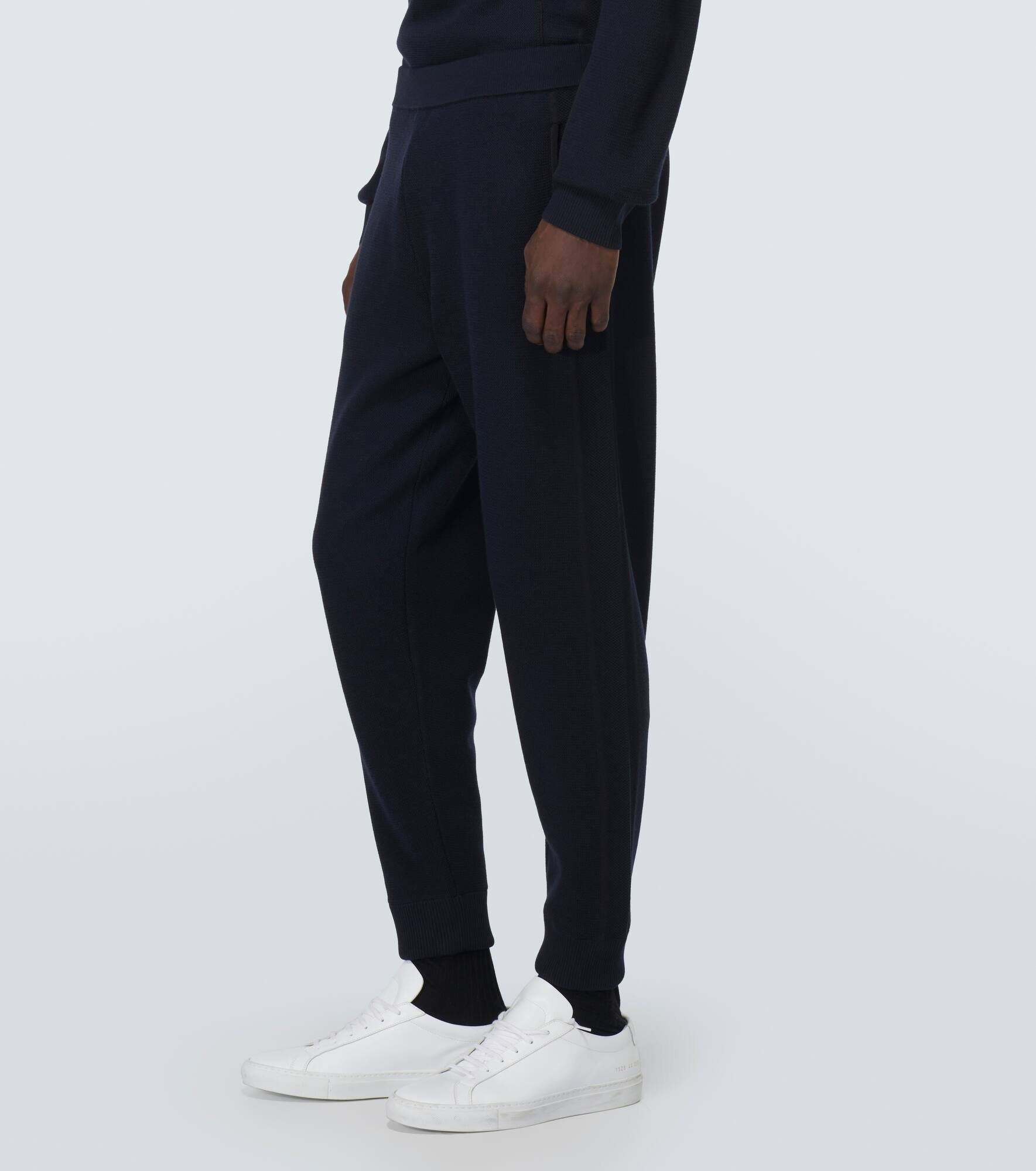 Wool and silk sweatpants - 3