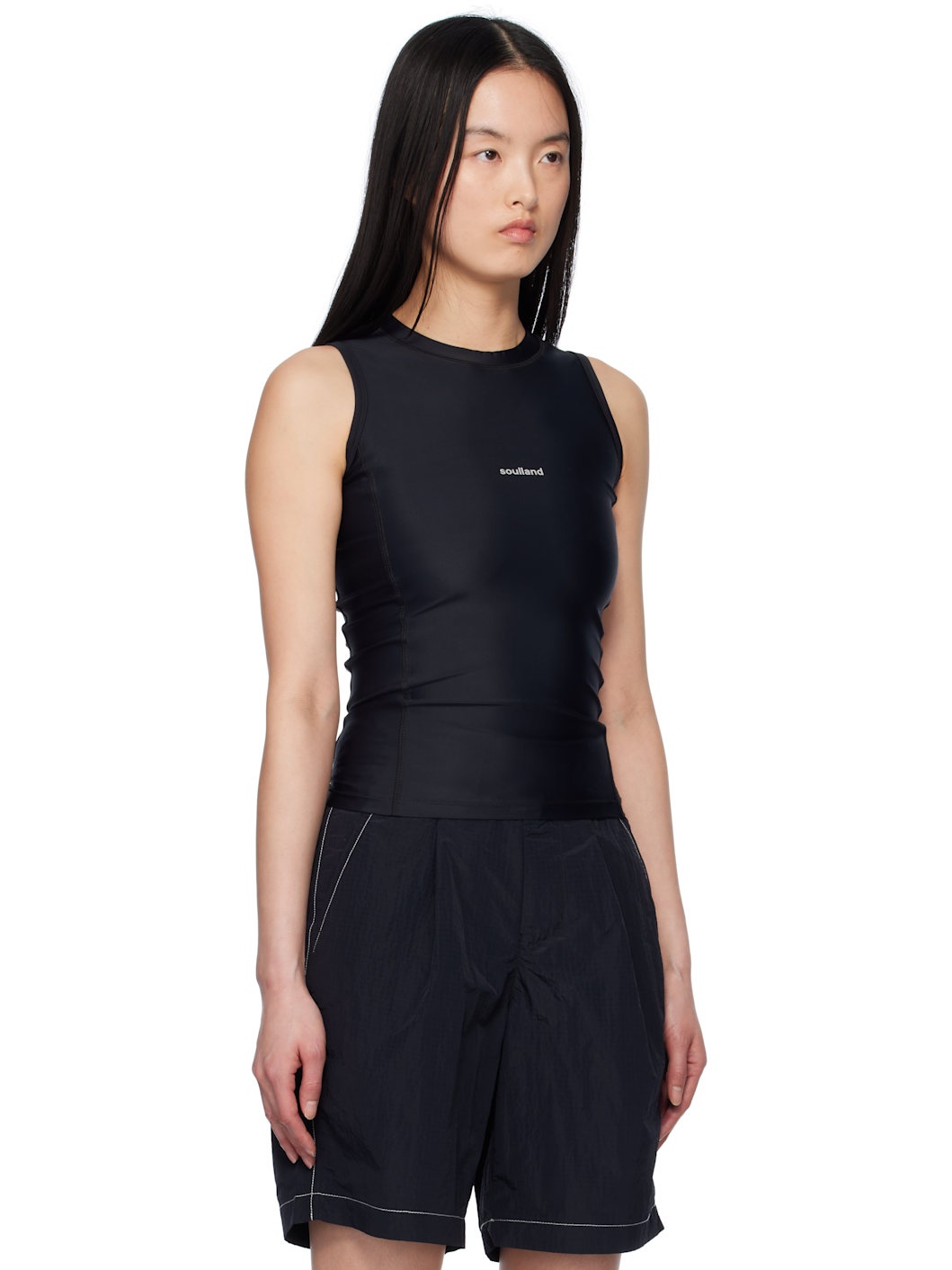 Black Mira Tank Top - 2