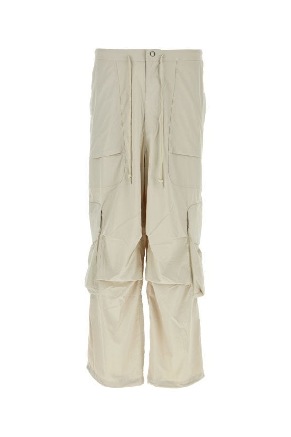 Chalk cotton cargo pant - 1