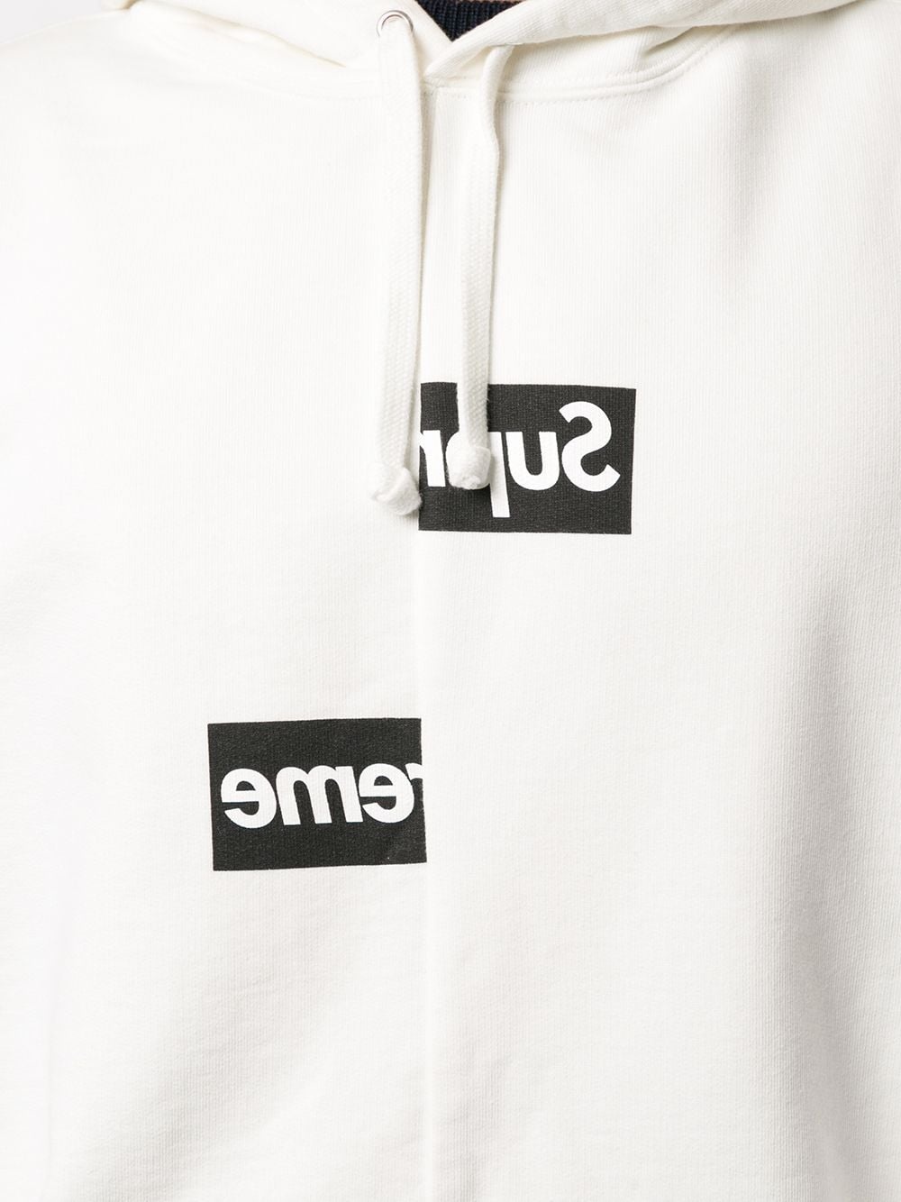 x Comme des Garçons Split Box Logo Hoodie - 5