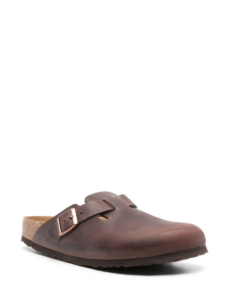 BIRKENSTOCK Boston Leather Slippers outlook