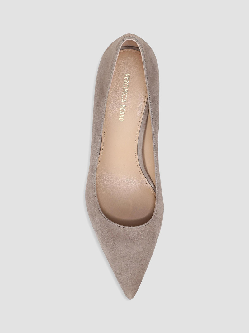 Women's Rita 65MM Suede Pumps - Bark 4