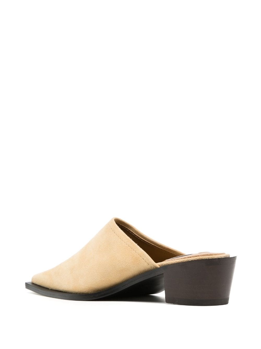 45mm pointed-toe suede mules - 3